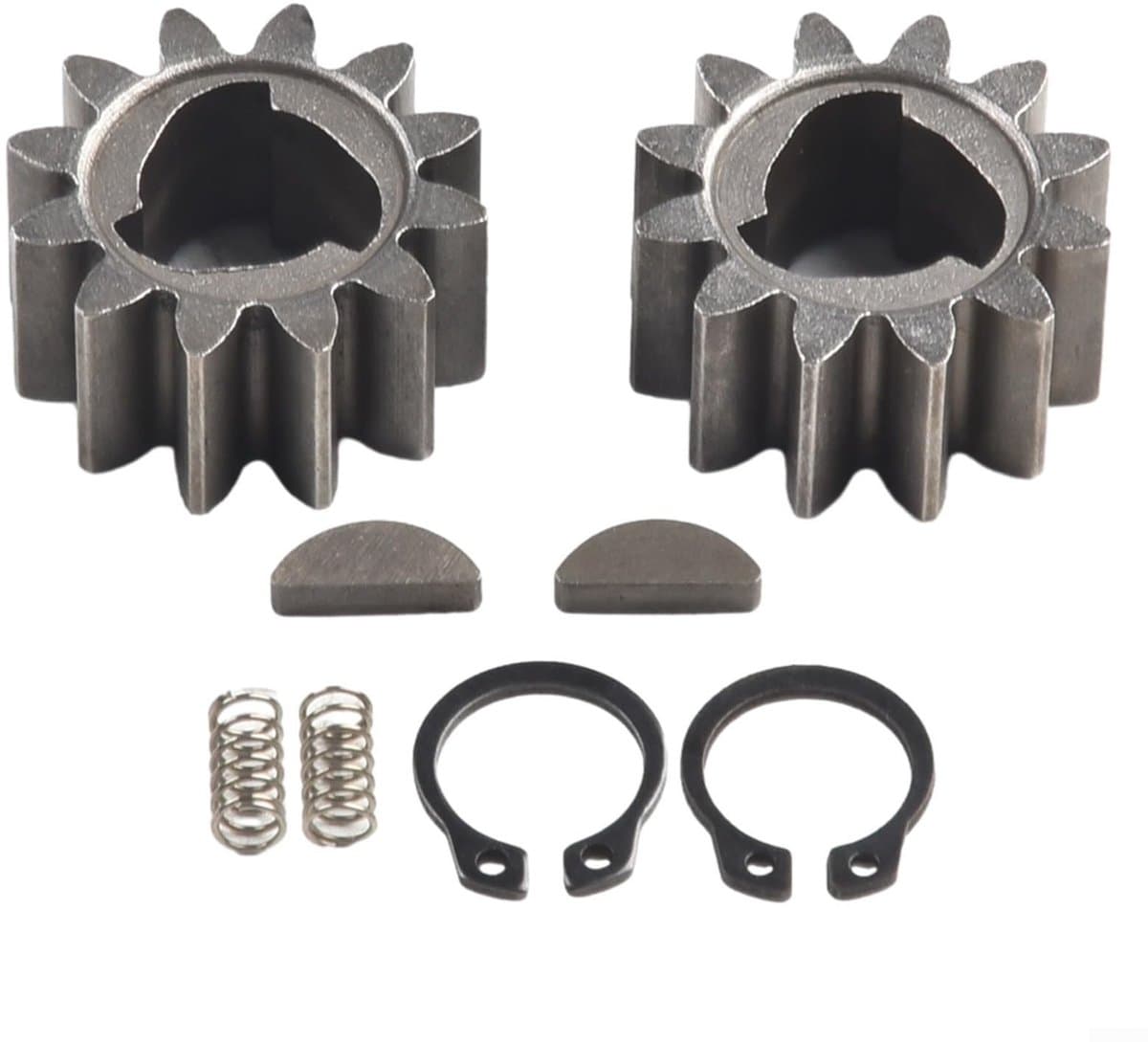 Dailygoods- Aandrijfwiel Kit 8-Delige Set - Tandwielen - Clips - Transmissiesleutels - Compressieveren - Reserveonderdeel - Grasmaaier Onderdelen — afbeelding 1