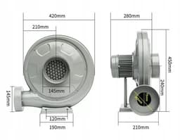 Geen Merk - WDG-550 Serie - Ventilator - 550W - CO2 Laser — thumbnail 2