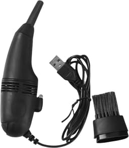 Mini Stofzuiger - Handstofzuiger - Toetsenbord Reinigen - USB Oplaadbaar - 19.7 cm Lengte - Zwart — thumbnail 5