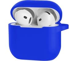 Go Go Gadget - Siliconen hoesje - Geschikt voor Apple AirPods 4 - Blauw