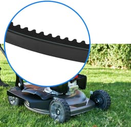 Dailygoods- Grasmaaier V-riem 48175 - Tanden - Rubber - 700x13x9.5mm - Duurzaam - Betrouwbare krachtoverbrenging — thumbnail 3