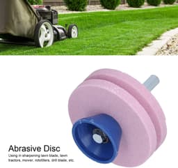 Dailygoods- Grasmaaier Slijpschijf Dubbel Laags - Slijpschijf 56 mm - Slijpschijf voor Gazons - Slijpschijf voor Rototillers - Slijpschijf voor Boorbladen - Premium Kwaliteit — thumbnail 5