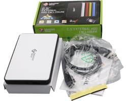 Externe Harde Schijf - Draagbare Opslag - Bestanden Overzetten - Super-Speed USB 3.0 - 13mm Slank - Wit