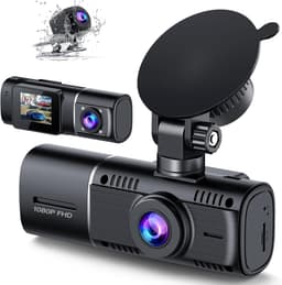 Auto Dashcam - Rit Camera - Veilig Documenteren - Drie Kanalen Opname - 1080p FHD - Zwart — thumbnail 1