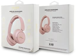 Guess Script Metal Logo Headphone - Geschikt voor Bluetooth Smartphones - Roze — thumbnail 4