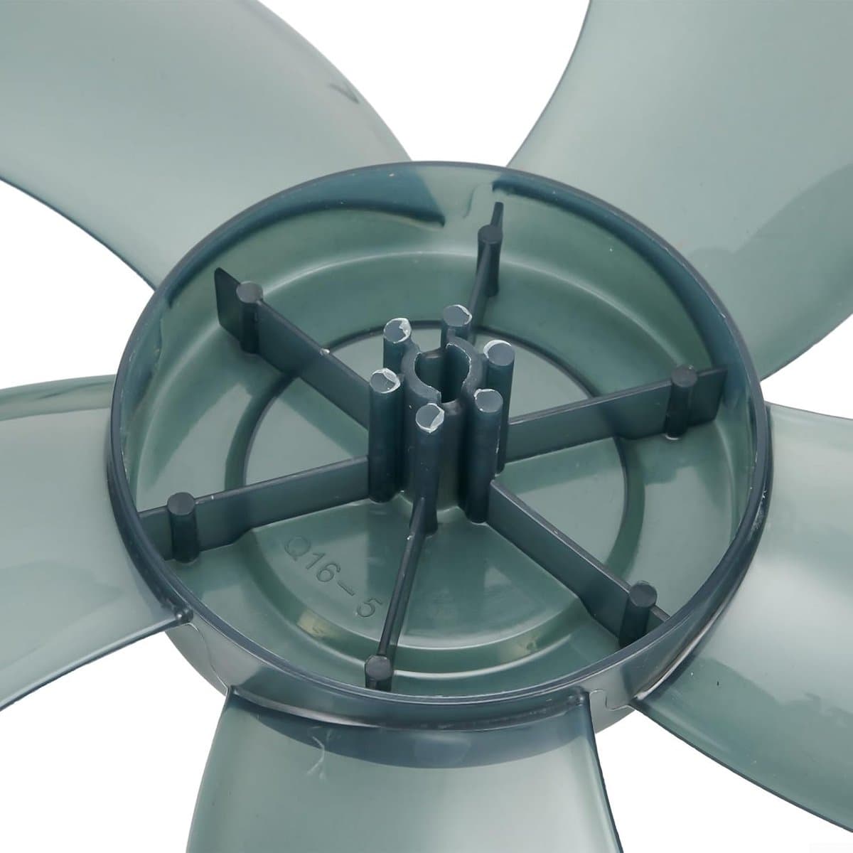 Vervanging Ventilatorblad - Ventilatoronderdeel Blad - Ventilator Koeling - Vijf Bladeren Ontwerp - 16 inch - Zwart — afbeelding 1