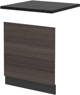 Vaatwasser Paneel - Keukenfront - Keuken Inrichting - Modulair Ontwerp - 60 cm Breed - Antraciet — thumbnail 1