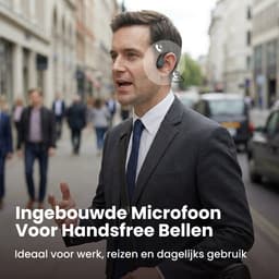 Dynabright Bone Conduction Headphone - Incl. 32GB Opslag – IPX8 Waterdicht – Bluetooth 5.4 – Veilig Fietsen & Hardlopen - Open Ear Sportkoptelefoon - Bellen en Gebeld worden — thumbnail 3