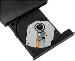 Externe DVD Brander - CD Writer - Films Kijken - Snelle USB 3.0 - Draagbaar Slim - Zwart — thumbnail 4
