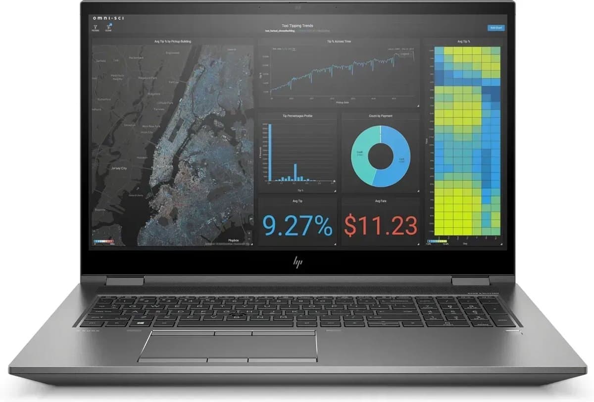 HP ZBook Fury 17 G7 | Intel Core i7 | NVIDIA RTX 3000 | (″) | 512 GB SSD | 64 GB DDR4 | DE | WiFi | Windows 11 Pro — afbeelding 1