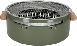 Norländer Hybride Bbq Tafelbarbecue Groen - Elektrisch en Houtskool - Voor Balkon, Tuin, Terras en Camping — thumbnail 2