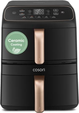 Cosori TurboTower Compact airfryer - Keramische anti-aanbaklaag - Dubbele heteluchtfriteuse - 8.6 liter — thumbnail 1