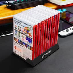 Xainy – Card case houder zwart geschikt voor 12 Nintendo Switch of Switch 2 game boxes | Switch-games accessoires | Spellen decoratief games stand | Opberg decoratie box / opbergbox voor OLED / Lite consoles — thumbnail 3