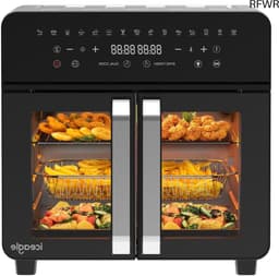 Dubbele Airfryer XL - Hetelucht Friteuse - Airfryer met Dubbele Mand - Snelkoken — thumbnail 1