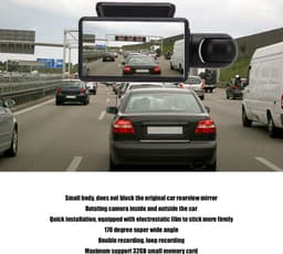 Dailygoods - Mini Dashcam met Dubbele Lens en Nachtzicht — thumbnail 4