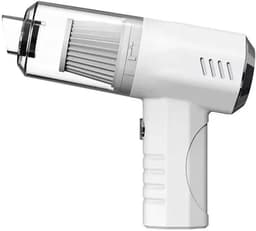 Oplaadbare mini handstofzuiger met USB Type-C-aansluiting en LED-verlichting, geschikt voor auto's, huizen en huisdieren. — thumbnail 1