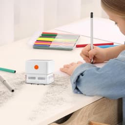 Bureau Stofzuiger - Draadloze Bladblazer - Bureau Reinigen - USB Oplaadbaar - 7x7x7 cm - Zwart — thumbnail 4