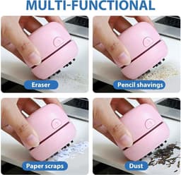 Mini-bureaustofzuiger met USB-oplaadfunctie, draagbare bureaustofzuiger met krachtige zuigkracht, verwijdert effectief vuil en stof, geschikt voor thuis, scholen, kantoren, toetsenborden en andere soortgelijke locaties. — thumbnail 2