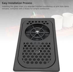 Fabater Automatic Glass Washer High Pressure Cup Washer Multi-Angle Spray for Restaurant Stainless Steel — thumbnail 4