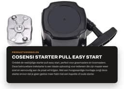 Dailygoods- Startmotor - 100% Nieuwe Starter - Betrouwbare Startmontage - Geschikt voor 520/430 Bosmaaier - Grasmaaier/Scooter - Hoogwaardige Constructie - Trekstarter — thumbnail 5