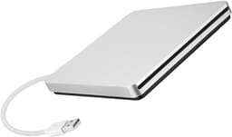 Externe DVD Brander - CD ROM Station - Bestanden Branden - USB 3.0 - 14.20x13.90x1.60cm - Zilvergrijs — thumbnail 1