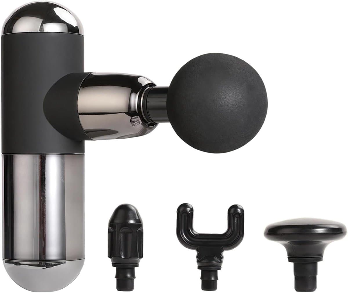 Mini Massage Gun - Spier Massager Percussie - Spierherstel Na Training - 4 Hoofden 4 Snelheden — afbeelding 1
