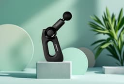 Massage Gun - Spierverlichter - Spierherstel - Multi-hoek Ontwerp - 30 x 12 x 30 cm - Zwart — thumbnail 1