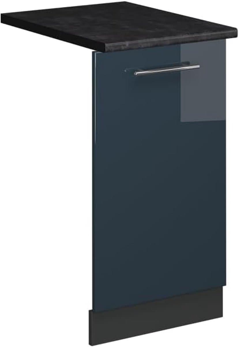 Hoogglans Vaatwasser Frontpaneel Donkerblauw 45 cm Inbouw — afbeelding 1