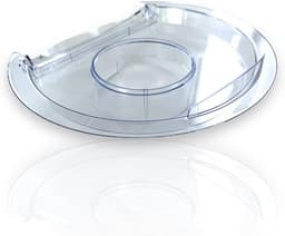 Spatdeksel Keukenmachine - Mengkom Deksel - Schoon Maken - Universele Pasvorm - Ø 244 mm - Transparant — thumbnail 5