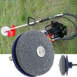 Professioneel Slijpen Sneller Grasmaaier Mes - Slijper Tuin Industrieel Gereedschap - Slijtvaste Grasmaaier voor Boormachine - 2.1in * 1.9in - HTML Content toegevoegd . — thumbnail 3