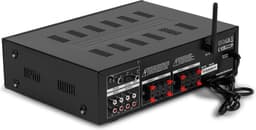 Versterker met Bluetooth - Power Dynamics PV240BT - 4-zone versterker met radio & mp3 speler - 8x 50W - Zwart — thumbnail 3