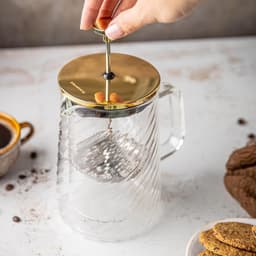 French Press Koffiemaker - Koffiepers - Verse Koffie Maker - smaakvol — thumbnail 4