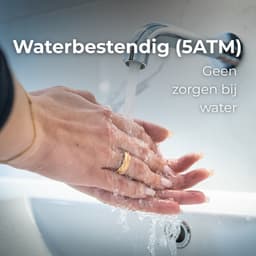 NOLATR Smart Ring NEX – Slimme Ring met Stappenteller, Slaaptracker & Hartslagmeter – Zonder Abonnement – Zilver – Maat 8 — thumbnail 5