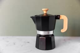 La Cafetière Venice aluminium espressomachine, zes kopjes, zwart — thumbnail 5