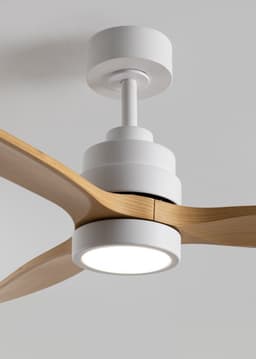 CREATE - Stille plafondventilator van 40 W met technische ABS-bladen, verkrijgbaar in verschillende maten - S - Met licht - Afstandsbediening - WIND STYLANCE — thumbnail 5