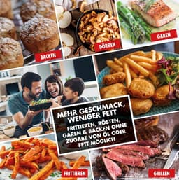 XL Heteluchtfriteuse met 3,7 Liter Inhoud en 8 Programma's — thumbnail 2