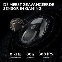 Logitech G Pro X Superlight 2 - Draadloze Gaming Muis - Lightspeed - Zwart — thumbnail 5