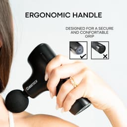 Krachtig Mini Massagepistool voor Spierherstel & Pijnverlichting - 5 Snelheden & 4 Koppen — thumbnail 3
