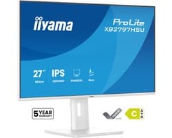 iiyama ProLite XB2797HSU-W1 - 27 inch - Full HD - IPS - USB-Hub (4x) - verstelbaar - Wit