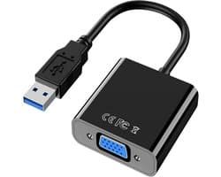 Externe USB naar VGA Adapter voor Meerdere Schermen - 1080P Full HD