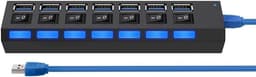 7-Poorts USB 3.0 Hub met 1 TB Externe Opslag — thumbnail 1