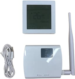 Thermostaat | Wifi | Touchscreen | Draadloos | Programmeerbaar | Tuya Smart Life | Wit — thumbnail 3