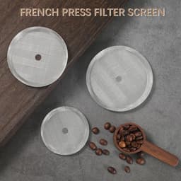 Koffie Pers Filter van Roestvrij Staal - 150 Mesh - Voor 600Ml French Press - Koffiepot Accessoire — thumbnail 5