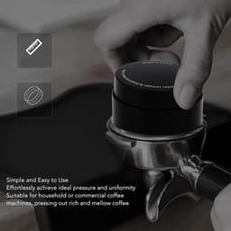 Koffie Stamper - Koffie Verdeler - Perfecte Espresso - In Hoogte Verstelbaar - 58 mm Diameter - Meerkleurig — thumbnail 2
