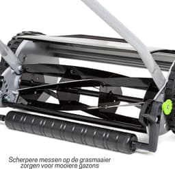 SVN® Grasmaaier Handmatig – Grastrimmer Opvangbak - Handmaaier - Grijs - 53cm x 43cm x 26cm — thumbnail 3