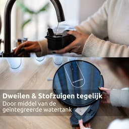 CleanDays D3-300MAX Robotstofzuiger incl. extra accessoires | 4000Pa | Voor harde vloeren | 120 min | Laadstation — thumbnail 5
