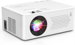 Mini Beamer, Mini Bluetooth Projector Full HD 1080P Draagbare Outdoor Film Projector voor iOS, Android, Windows, Compatibel met TV Stick/HDMI/Smartphone/USB [Incl. Afstandsbediening] — thumbnail 1