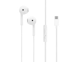 Musthavz To Go In-Ear Oortjes met Microfoon – Bedrade Koptelefoon – USB-C – Wit