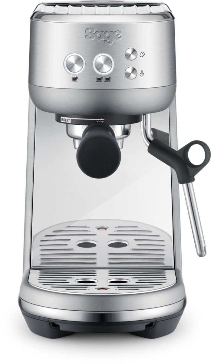 Sage SES450BSS the Bambino Brushed Stainless Steel - RVS - Pistonmachine - 3 seconden opwarmtijd - Espressomachine — afbeelding 1