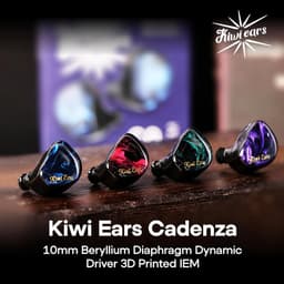 Kiwi Ears Cadenza - In-Ear Monitors - IEM - Dynamische Driver - Audiofiele Oordoppen - Verwisselbare Kabel - Universele Pasvorm - Rood — thumbnail 4
